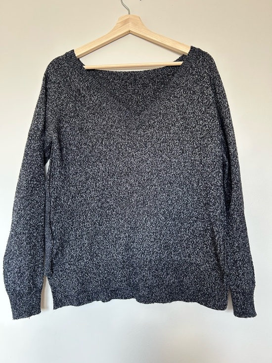 Roots Sweaters - Roots Black & White Marled Knit Crew Sweater